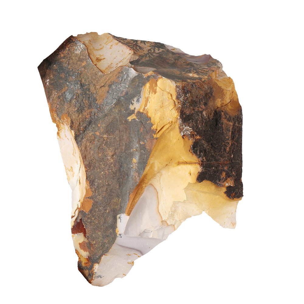 1538.3 Ct. Natural Raw Rough White & Yellow Mookaite Jasper Beads Rough Rock Crystal Loose Gemstone for Jewelry Making FY-480