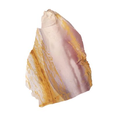 1071.7 Ct. Natural Healing Crystal White & Yellow Mookaite Jasper Rough Stone for Healing, Yoga, Meditation & Other FY-497