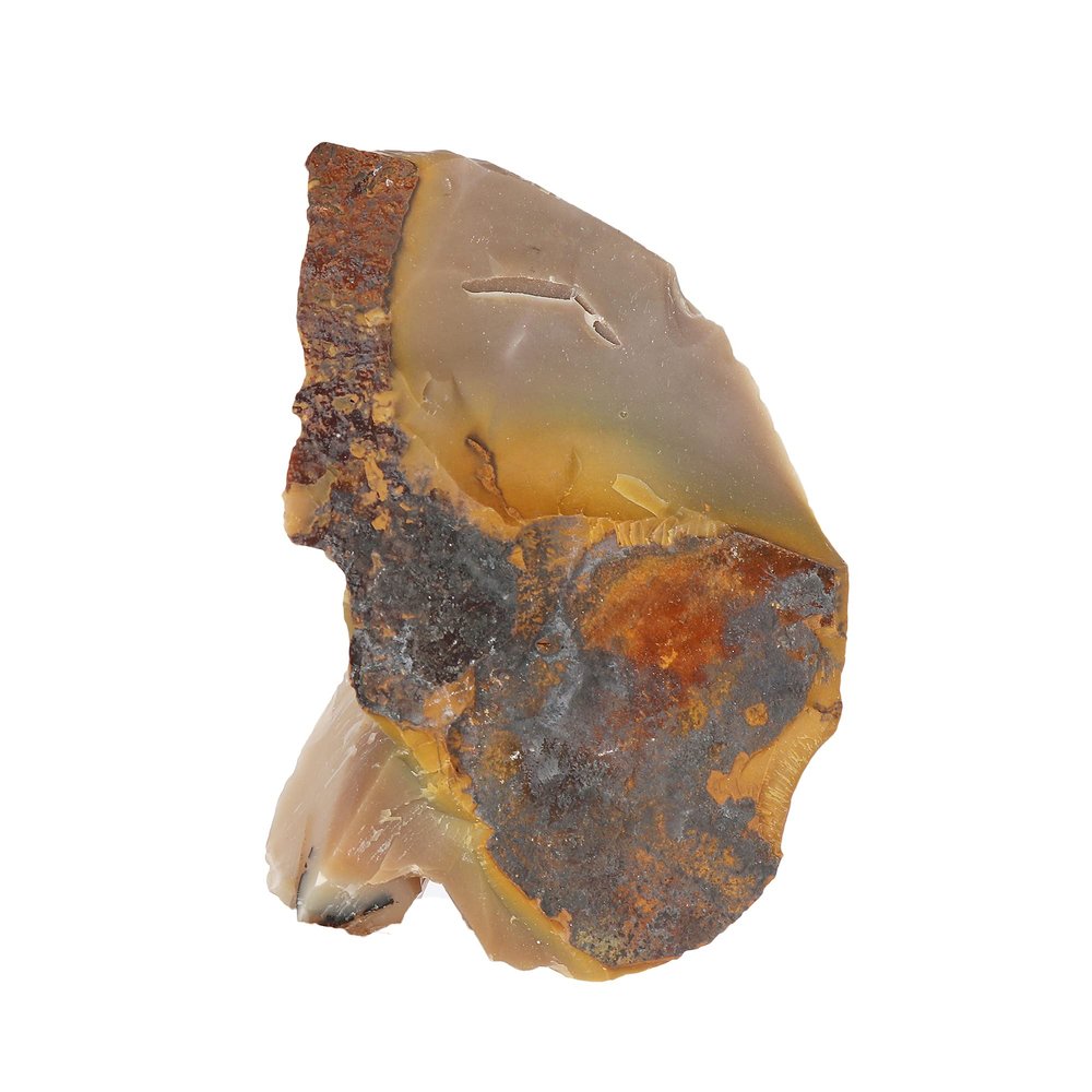 197.05 Ct. Natural Large Crystal Reiki Chakra White & Yellow Mookaite Jasper Stone for Tumbled, Meditation & Reiki Crystal Healing FY-509