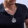 RENYILIN Stainless steel tree of life medical alert ID emergency first aid necklace (SEIZURES) view 2