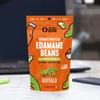The Only Bean - Crunchy Roasted Edamame Beans (Buffalo), Keto Snacks, Healthy Snacks For Adults and Kids, Low Carb High Protein Snacks, Gluten Free Snack, Vegan Keto Food - 4 oz (3 Pack) view 4