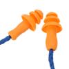 10 Pairs Silicone Ear Plugs Corded Ear Plugs for Sleeping Swimming Shooting, Reusable Ear Plugs Noise Cancelling and Hearing Protection view 4