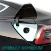 for 2020-2023 Tesla Model 3 / Model Y Charging Port Wrap Overlay (Gloss White) view 2