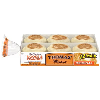 Thomas' Original Nooks and Crannies White English Muffins (1 - Pack)