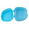Sevenfly Denture Bath Case Cup Box Holder Storage Soak Container with Strainer Basket for Travel Cleaning,Light Blue view 4
