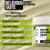 EATALIAN by AMZ BETTER Protein Pistachio Cream 7 oz/200 gr, Natural Spreadable Pistachio Cream, Made in Italy Protein Pasta, Sweet Taste Ideal on Bread and Dubai Chocolate view 3