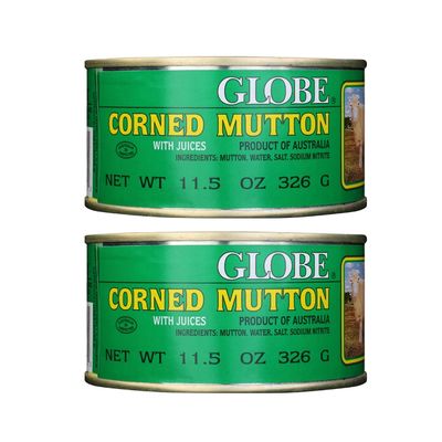 Globe Corned Mutton with Juices (2 Pack, Total of 23oz)