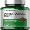 Horbach White Willow Bark Capsules | 200 Pills | Max Strength | Non-GMO, Gluten Free Herb Extract view 1