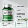 Horbach White Willow Bark Capsules | 200 Pills | Max Strength | Non-GMO, Gluten Free Herb Extract view 3