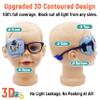 Astropic 3D Silk Eye Patch for Kids | Boys Eye Patch for Glasses | Medical Eyepatch for Children with Lazy Eye (Blue - Astronaut, Right Eye) view 2
