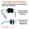 Astropic 3D Silk Eye Patch for Kids | Boys Eye Patch for Glasses | Medical Eyepatch for Children with Lazy Eye (Blue - Astronaut, Right Eye) view 4