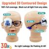 Astropic 3D Cotton & Silk Eye Patch for Kids | Boys Eye Patch for Glasses | Medical Eyepatch for Children with Lazy Eye (Blue Robot, Right Eye) view 2