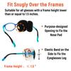 Astropic 3D Cotton & Silk Eye Patch for Kids | Boys Eye Patch for Glasses | Medical Eyepatch for Children with Lazy Eye (Blue Robot, Right Eye) view 4