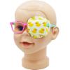 Astropic 3D Cotton & Silk Eye Patch for Kids | Girls Eye Patch for Glasses | Medical Eyepatch for Children with Lazy Eye (Yellow Duck, Left Eye) view 1