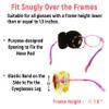 Astropic 3D Cotton & Silk Eye Patch for Kids | Girls Eye Patch for Glasses | Medical Eyepatch for Children with Lazy Eye (Yellow Duck, Left Eye) view 4