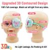 Astropic 3D Silk Eye Patch for Kids | Girls Eye Patch for Glasses | Medical Eyepatch for Children with Lazy Eye (Pink Unicorn, Left Eye) view 2
