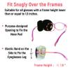 Astropic 3D Silk Eye Patch for Kids | Girls Eye Patch for Glasses | Medical Eyepatch for Children with Lazy Eye (Pink Unicorn, Left Eye) view 4