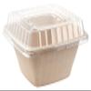 32oz Eco Friendly Bowls with Lids Disposable Compostable Container - Square Bowl Tree Free Sugarcane Bagasse Meal Prep Bento Boxes Take Out Catering Microwavable Deep Container by EcoQuality (300) view 1