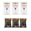 3-Pack Koda Farms Mochiko Sweet Rice Flour + 3-Pack Shirakiku Tsubu An (Coarse Sweetend Red Bean Paste) (3 Mochiko Rice Flour + 3 Koshi An (Fine Paste)) view 1