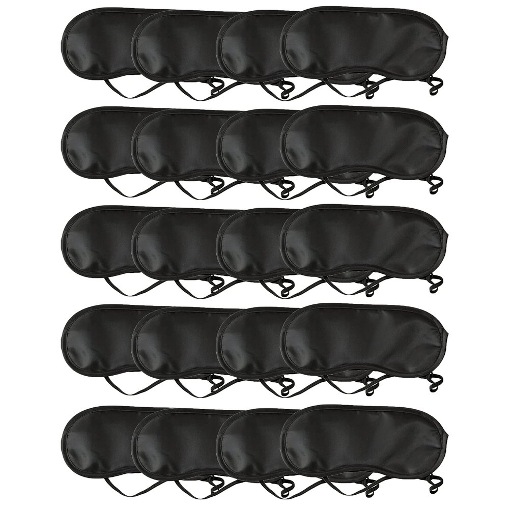 Disposable Sleep Eye Mask Shade Cover Blindfold Night Sleeping Mask for Lunch Break/Travel/Plane/Hotel/Camping for Women Men 20PCS
