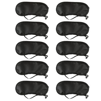 Disposable Sleep Eye Mask Shade Cover Blindfold Night Sleeping Mask for Lunch Break/Travel/Plane/Hotel/Camping for Women Men 10PCS