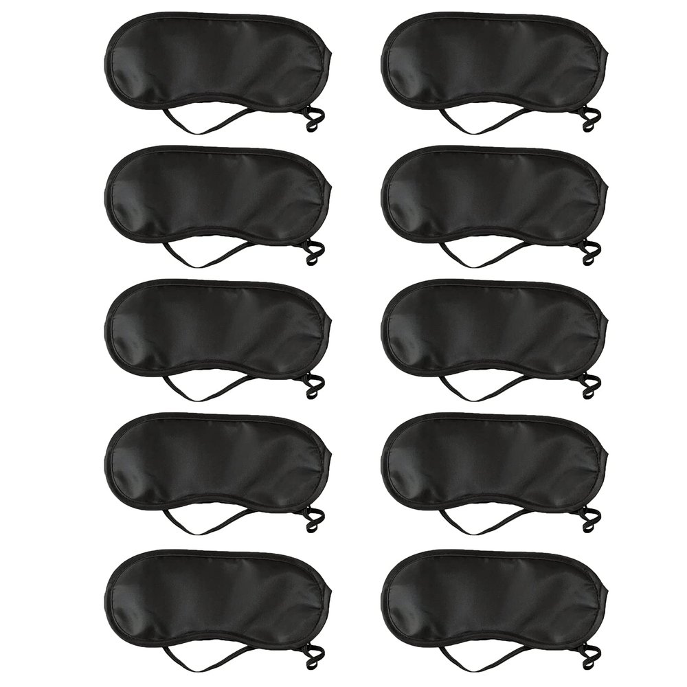 Disposable Sleep Eye Mask Shade Cover Blindfold Night Sleeping Mask for Lunch Break/Travel/Plane/Hotel/Camping for Women Men 10PCS