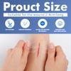 2 Pcs Emergency Laceration Closures,Butterfly Bandaids Wound Closure,Surgical Laceration Repair Without Sew,Quick Clot,Emergency Wound Closures Device (PU) view 2