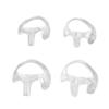 2 Pairs Airplane Ear Plugs Noise Cancelling earplugs Ear Plug for Sleeping Ear Plugs Silicone Ear Plugs Noise Ear Plugs Clear Silicone Soft Ear Plugs for Plane Triangle air Duct view 1