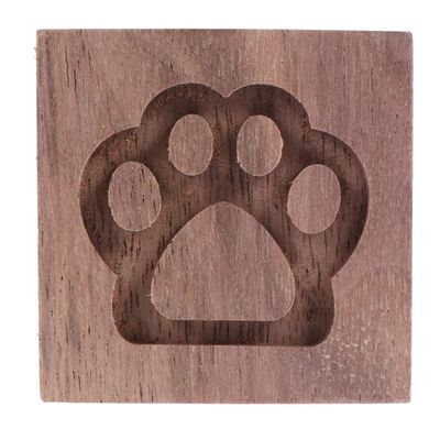1PC Essential Oil Wooden Diffuser, Portable Natural Diffuser, Wood Diffuser, Essential Oil Diffuser for Bedroom Office (Square Cat Claw)