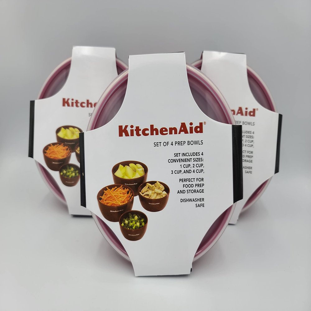 3 Sets of 4 Premium Quality Prep Bowls - 4 Different Sizes W/ Lids