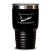 Cigar Tumbler Smoke a good cigar Funny Gift For Cigar Lover 30oz, Black view 1
