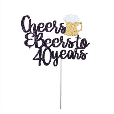 Cheers & Beers To 40 Years ~ Milestone Birthday