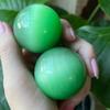 2 Inch Green Artificial Cat Tiger Eye Crystal Baoding Balls, Hand Therapy Balls, Stress Balls to Relief Stress, Chinese Meditation Balls with Carry Pouch (Box-Packed) M20 view 3