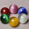 2 Inch Green Artificial Cat Tiger Eye Crystal Baoding Balls, Hand Therapy Balls, Stress Balls to Relief Stress, Chinese Meditation Balls with Carry Pouch (Box-Packed) M20 view 4