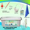 Family-Size Ear Wax Removal Kit - Complete Ear Irrigation Flushing System with LED Otoscope, 19 Disposable Tips, SoftSpray Nozzles & Ear Wash Basin - Safe Ear Cleaner for Adults & Kid view 4