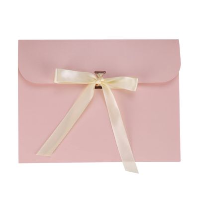 10PCS Large Gift Envelopes Gift Wrapping Bag for Scarves, Large Gift Card Envelopes Birthday Wedding Gift Paper Bags Elegant Party Favor Packing Bags with Bowknot Ribbon