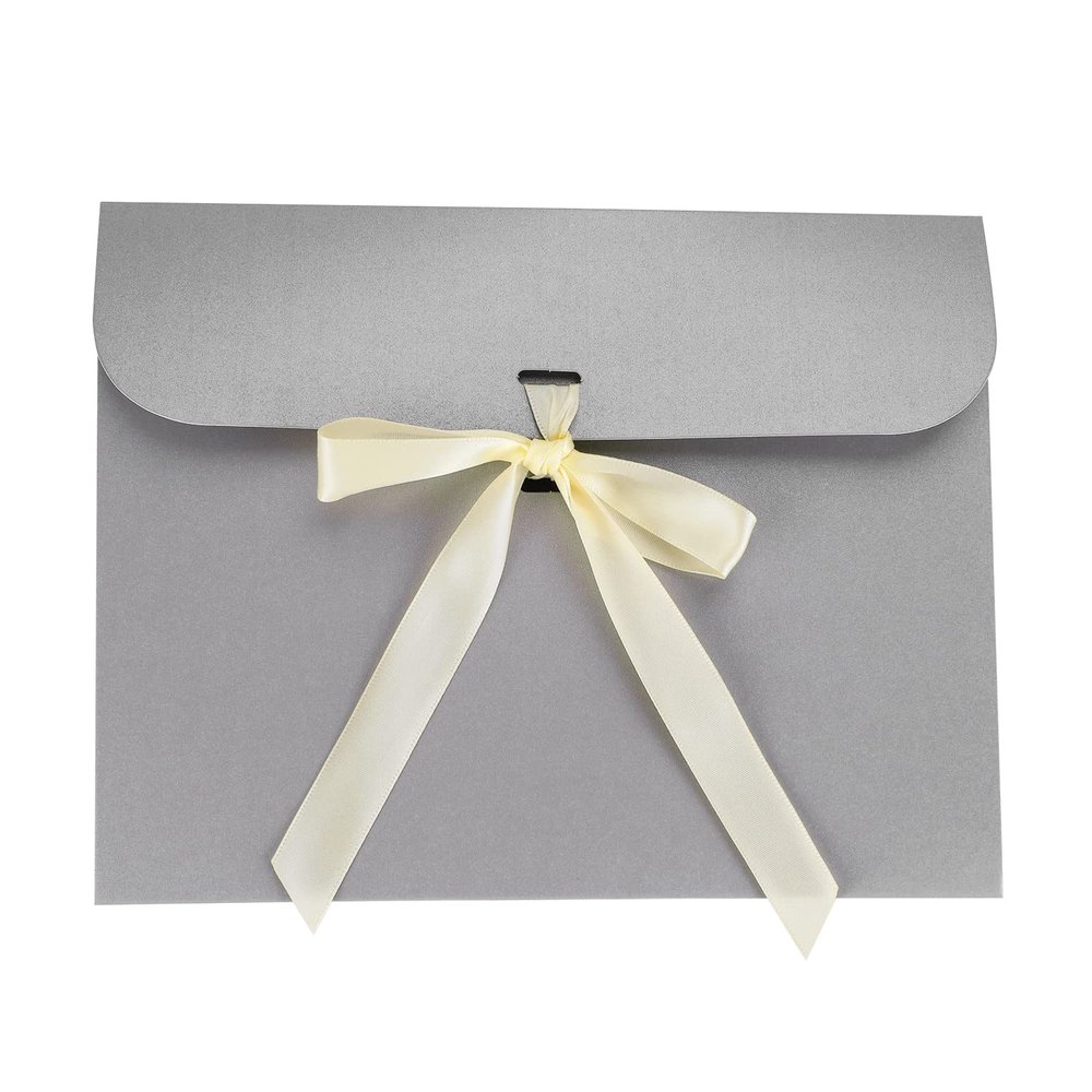 10PCS Large Gift Envelopes Gift Wrapping Bag for Scarves, Large Gift Card Envelopes Birthday Wedding Gift Paper Bags Elegant Party Favor Packing Bags with Bowknot Ribbon