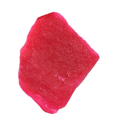 112 Ct. A Grade Natural Raw Rough Red Ruby Earth Mined Healing Crystal Rough Stone for Cabbing, Lapidary GA-114