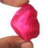 126 Ct. Natural Rough Red Ruby with Healing & Calming Effects - AAA Grade High Energy Raw Red Ruby for Reiki Crystal Healing GA-140 view 2