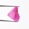 10 Ct. Natural Raw Rough Red Ruby Beads Rough Rock Crystal Loose Gemstone for Jewelry Making GA-217 view 3