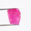 10.35 Ct. Natural Loose Ruby Red Color Uncut Rock Raw Rough Ruby Healing Crystal Ruby Gem, Certified Stone GA-420 view 3