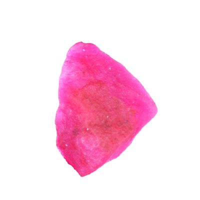 64 Ct. A Grade Red Ruby Rough Crystal Natural Chakra Stone Healing Crystal for for Tumbling, Cutting, Lapidary, Reiki GA-39