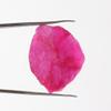 17.15 Ct. Natural Earth Mind Red Ruby Crystal Rough Loose Gemstone Untreated Certified Ruby for Wire Wrapping GA-245 view 2