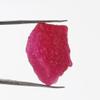 24.65 Ct. Natural Rough Red Ruby with Healing & Calming Effects - AAA Grade High Energy Raw Red Ruby for Reiki Crystal Healing GA-300 view 3