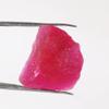 18.65 Ct. Red Ruby Gem Certified Rough Raw Ruby Unshape Loose Gemstone for Jewelry Making GA-337 view 2