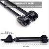OM 136.1Hz Tuning Fork Weighted, Heart Chakra Tuning Energy Fork for Sound Healing, Meditation, Immune System and Circulatio, Perfect Healing Musical Instrument, Black view 2