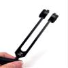 OM 136.1Hz Tuning Fork Weighted, Heart Chakra Tuning Energy Fork for Sound Healing, Meditation, Immune System and Circulatio, Perfect Healing Musical Instrument, Black view 4