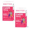 BBETTER CoQ10 100mg Softgels, Kaneka Ubiquinol - Active Form of Coenzyme Q10, Antioxidant for Heart Health, Healthy Blood Pressure Levels, Beneficial to Statin Users, 120 Count view 1
