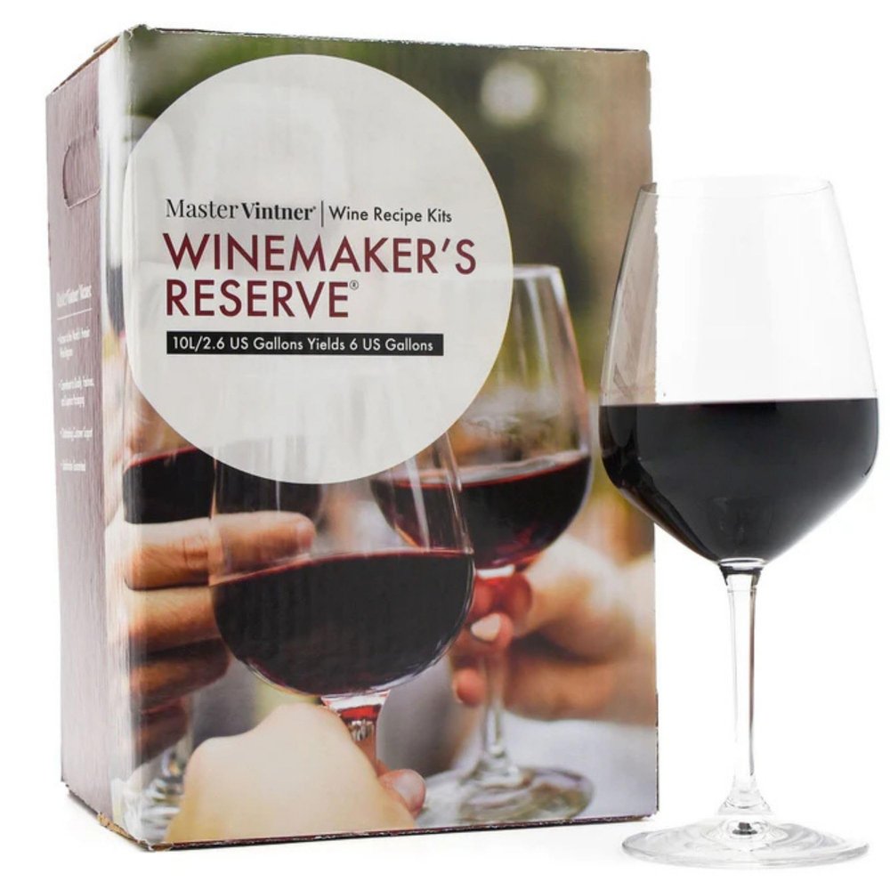 Master Vintner Winemaker's Reserve Wine Recipe Kit Makes 6 Gallons (Italian Nebbiolo)