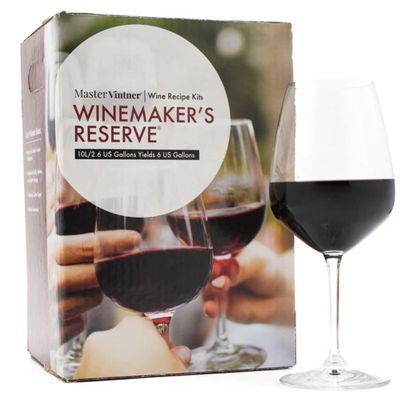 Master Vintner Winemaker's Reserve Wine Recipe Kit Makes 6 Gallons (Shiraz Merlot)
